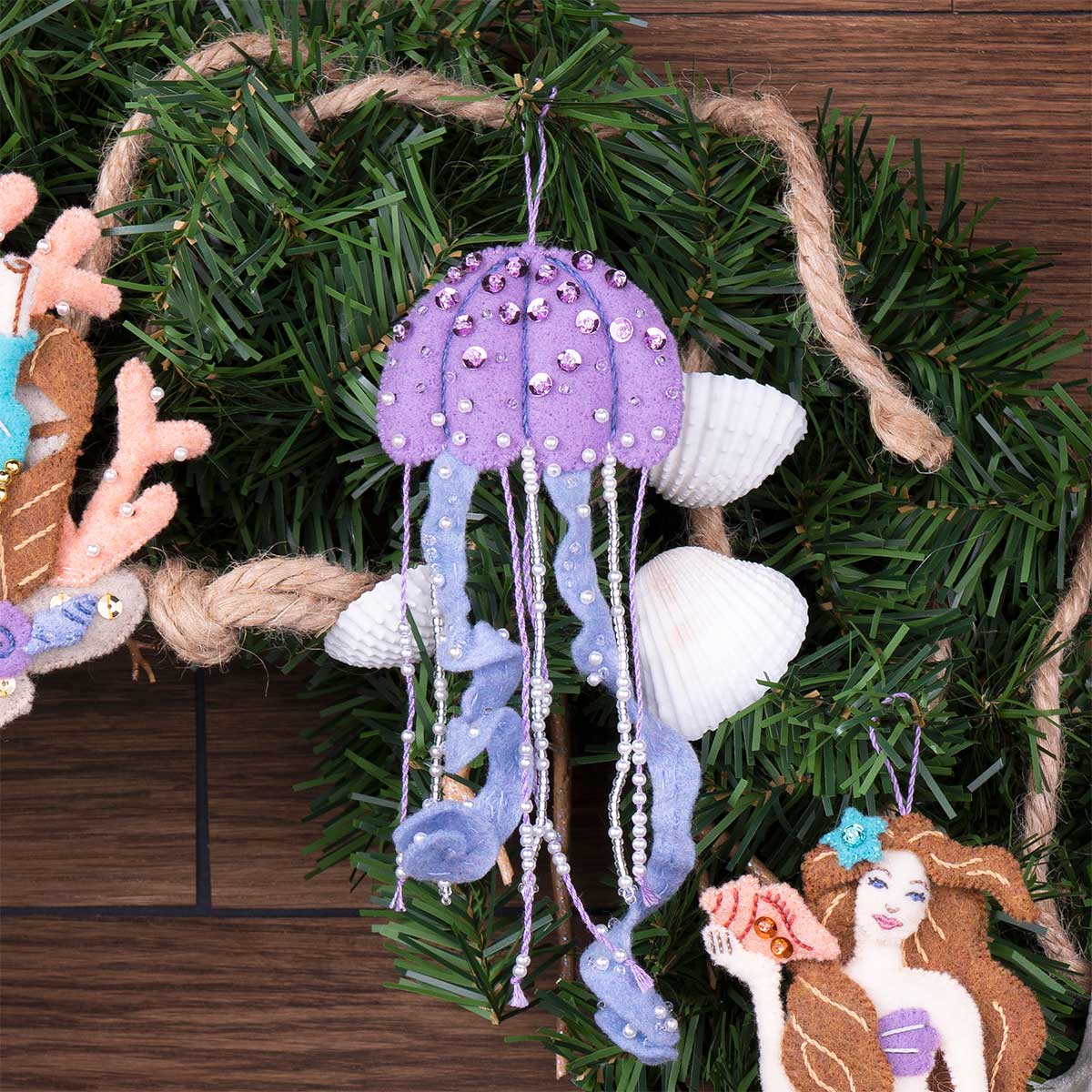 Bucilla ® Seasonal - Felt - Ornament Kits - Sea Princess - 89269E