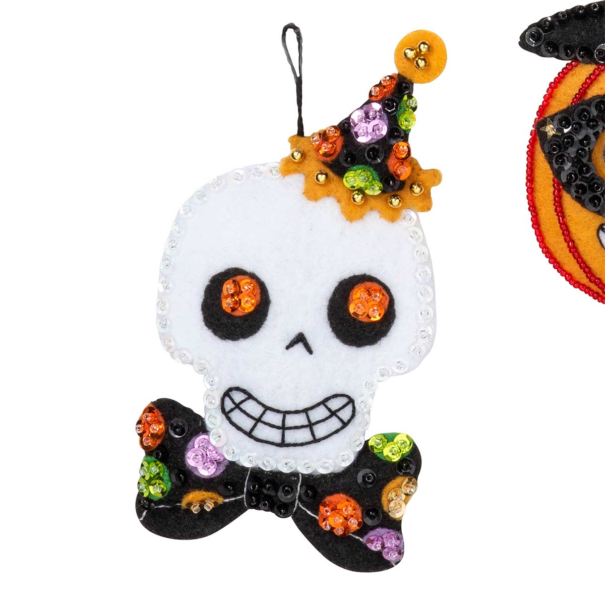 Bucilla ® Seasonal - Felt - Ornament Kits - Vintage Halloween - 89276E