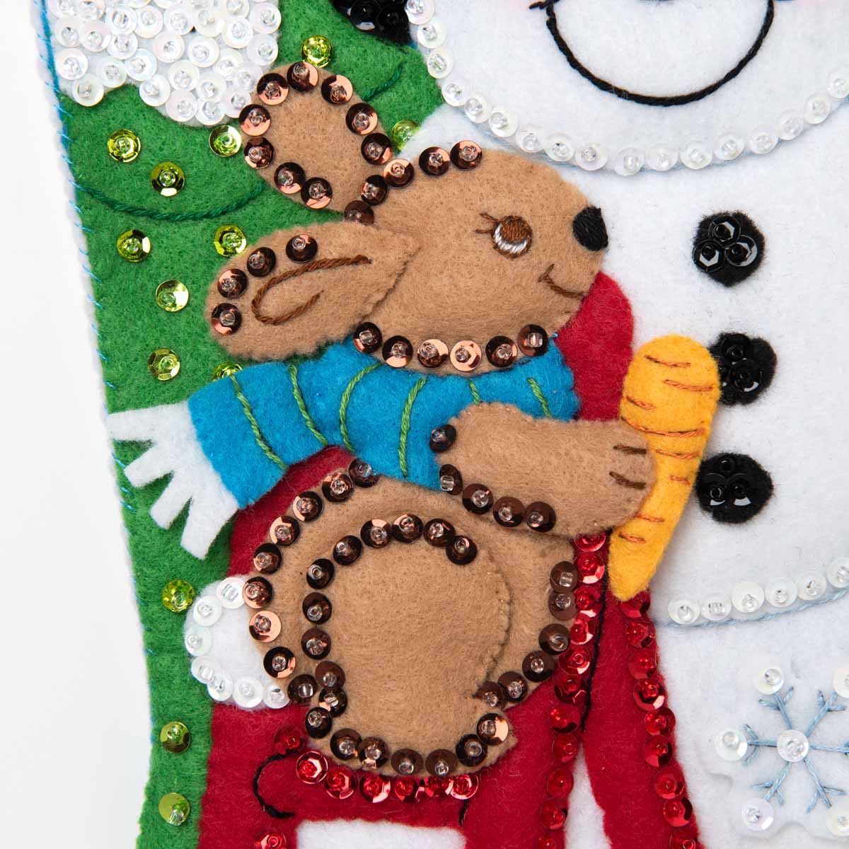 Bucilla ® Seasonal - Felt - Stocking Kits - Building A Snowman - 89071E