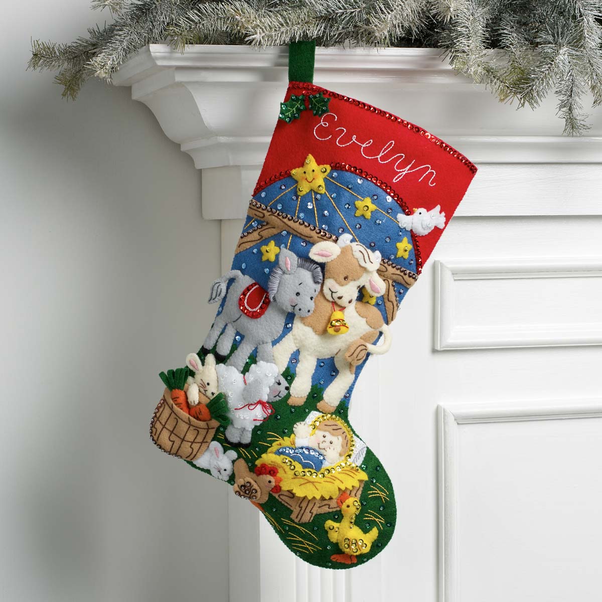 Bucilla ® Seasonal - Felt - Stocking Kits - Christmas Nativity - 89531E