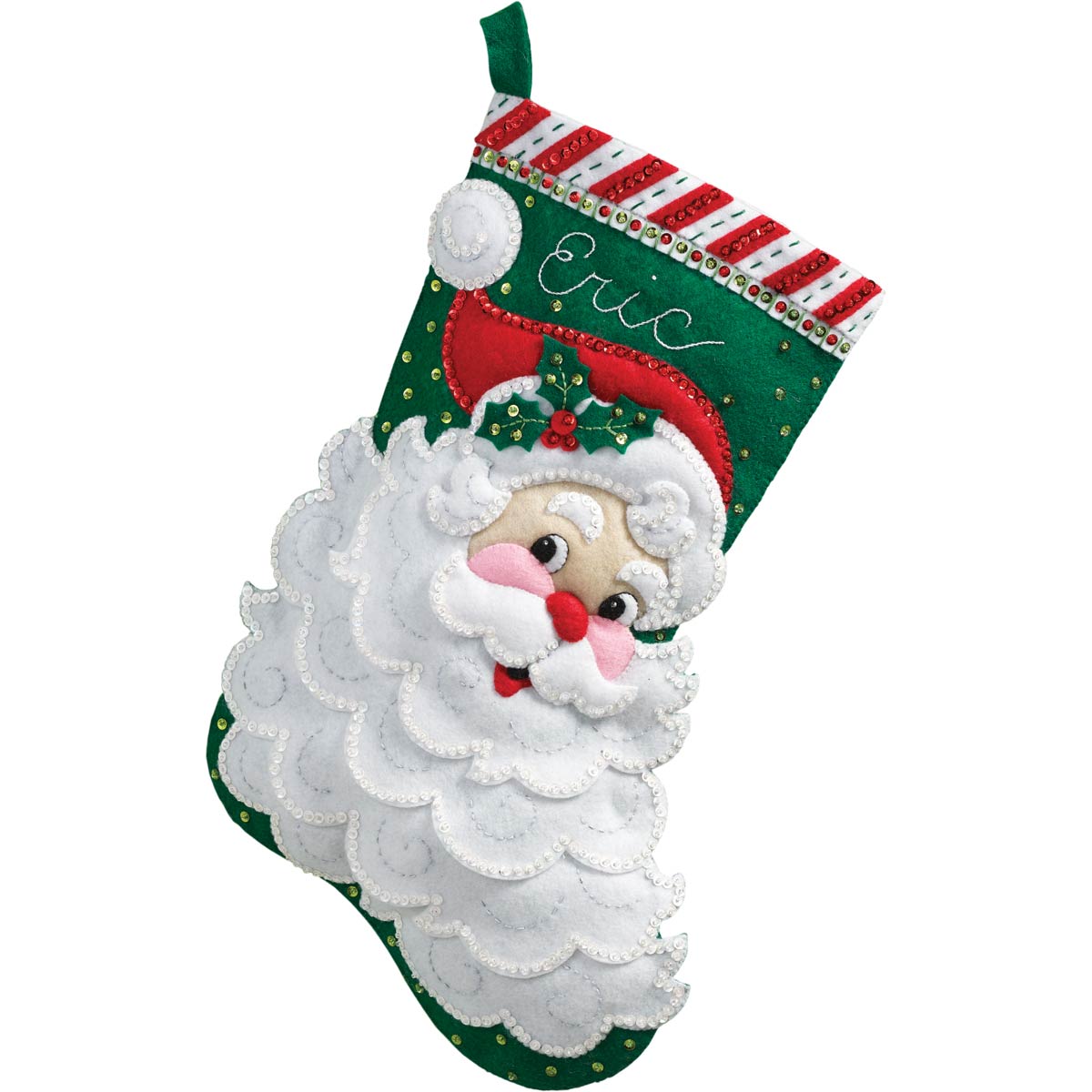Bucilla ® Seasonal - Felt - Stocking Kits - Jolly Saint Nick - 86648