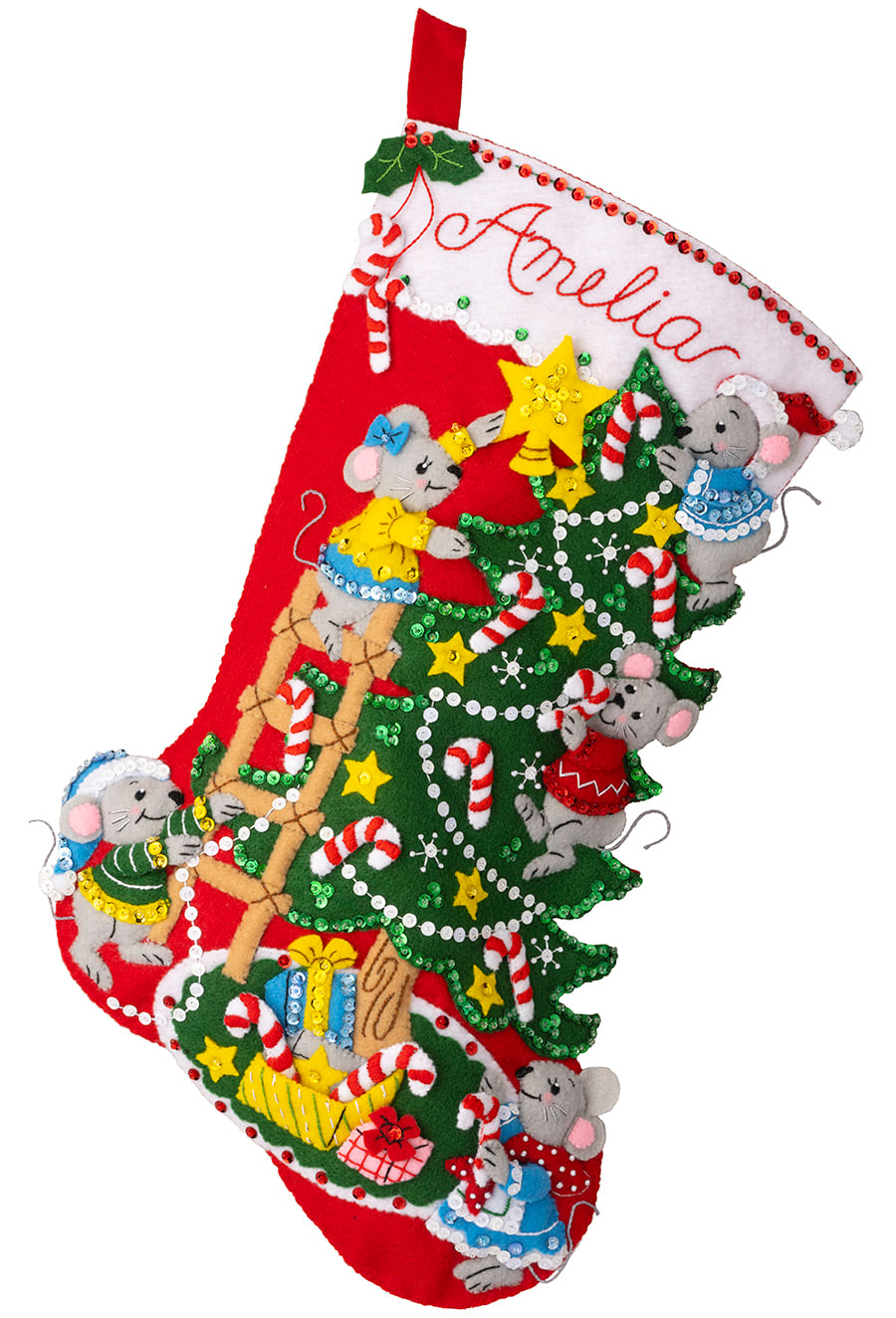 Bucilla ® Seasonal - Felt - Stocking Kits - Merry Christmouse - 89562E
