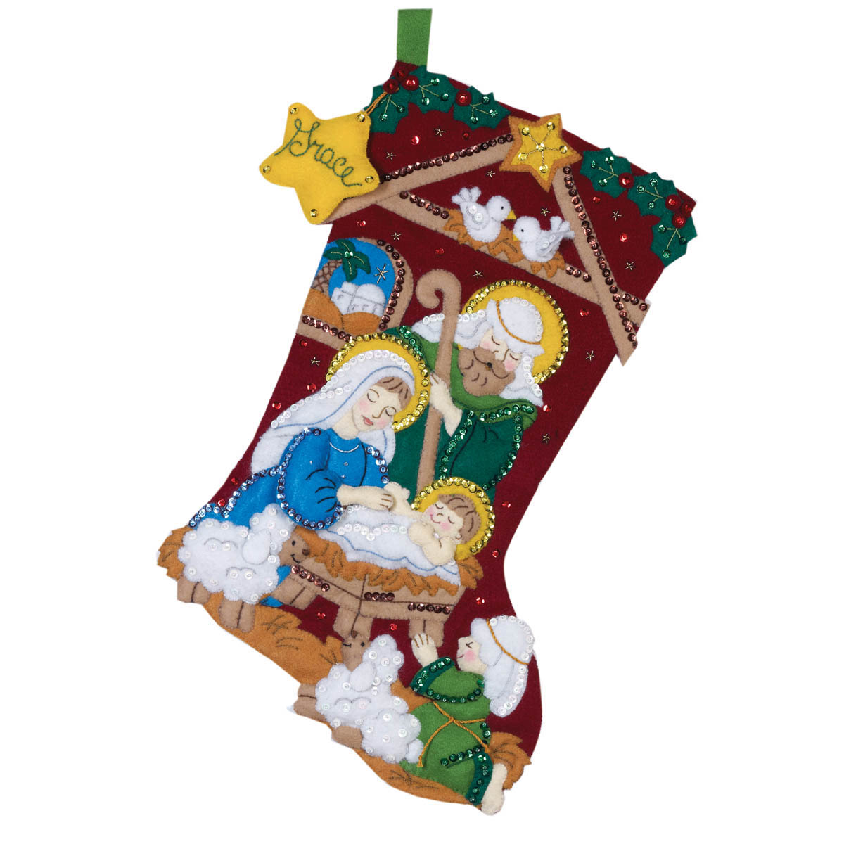 Bucilla ® Seasonal - Felt - Stocking Kits - Nativity - 86449