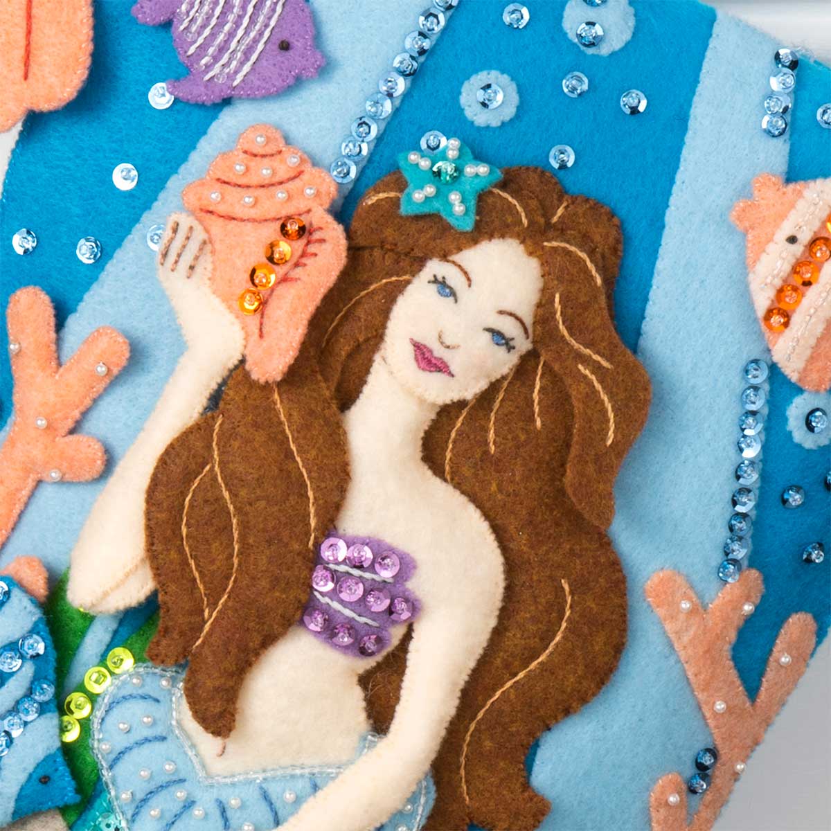 Bucilla ® Seasonal - Felt - Stocking Kits - Sea Princess - 89072E