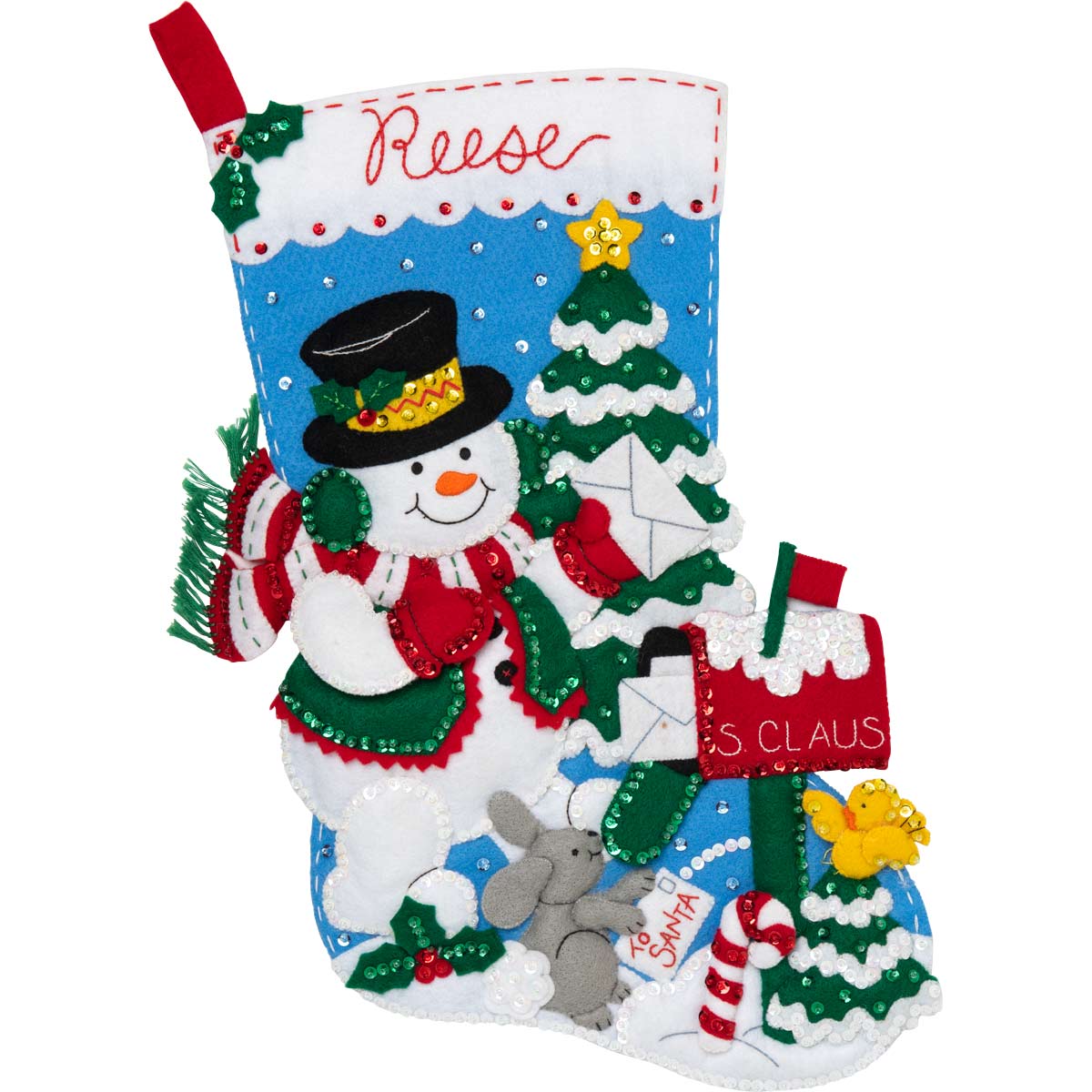 Bucilla ® Seasonal - Felt - Stocking Kits - Snowman Mailbox - 89067E