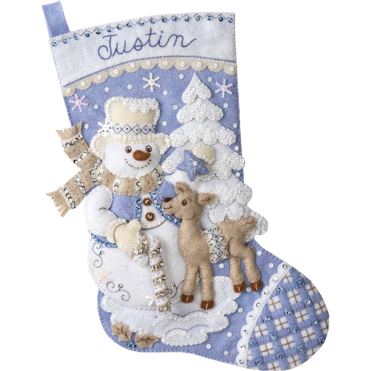 Bucilla ® Seasonal - Felt - Stocking Kits - Snowman's Winter Wonderland - 89245E