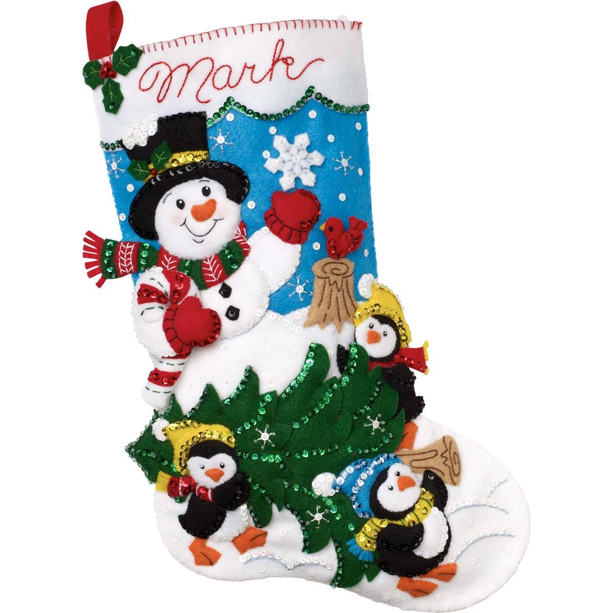 Bucilla ® Seasonal - Felt - Stocking Kits - The Perfect Tree - 89329E