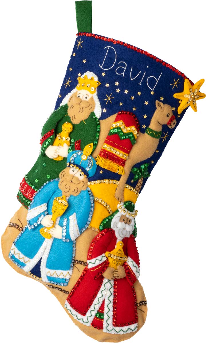 Bucilla ® Seasonal - Felt - Stocking Kits - Three Wisemen - 89311E