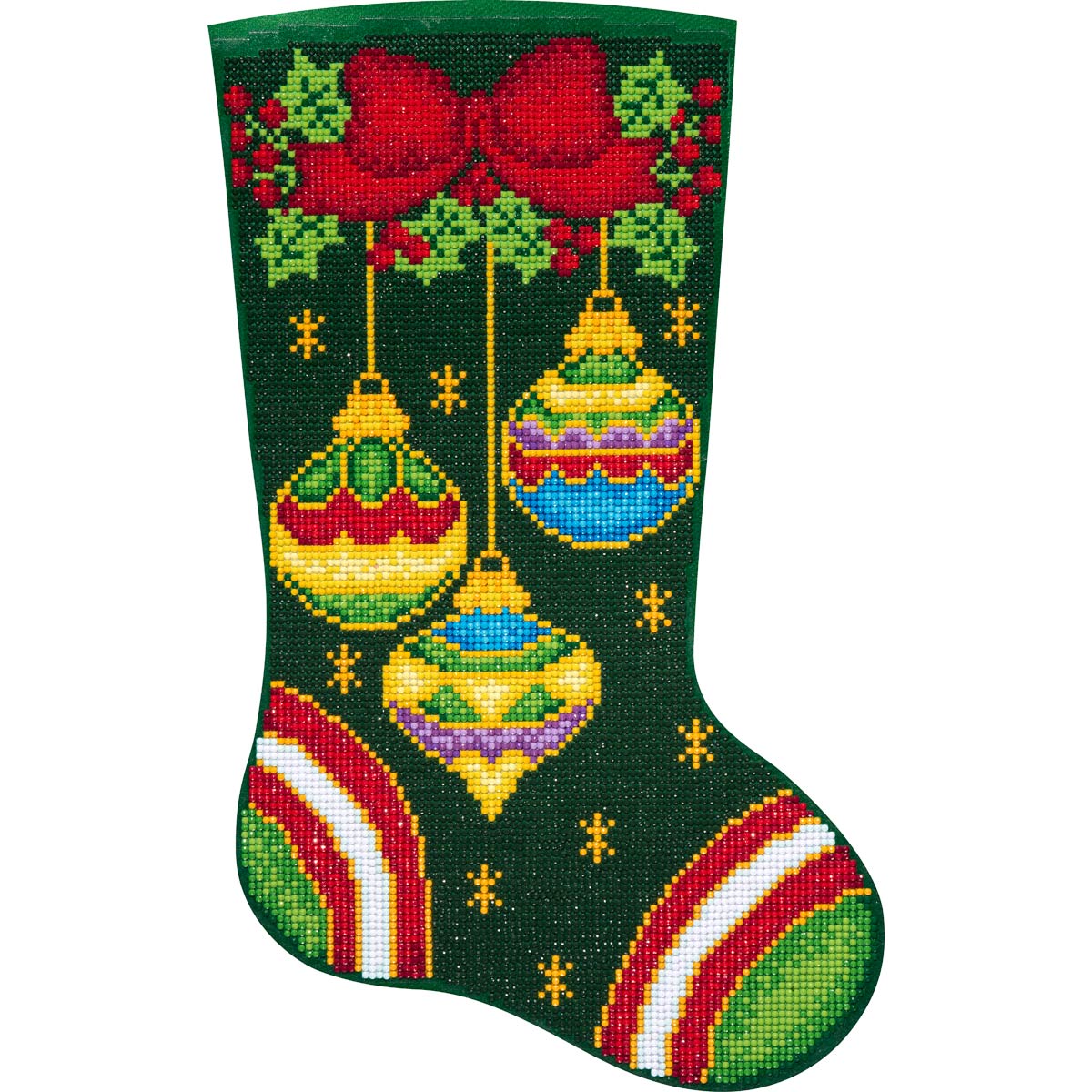 Bucilla ® Seasonal - Gem Dots - Stocking Kits - Jeweled Ornaments - 89317E