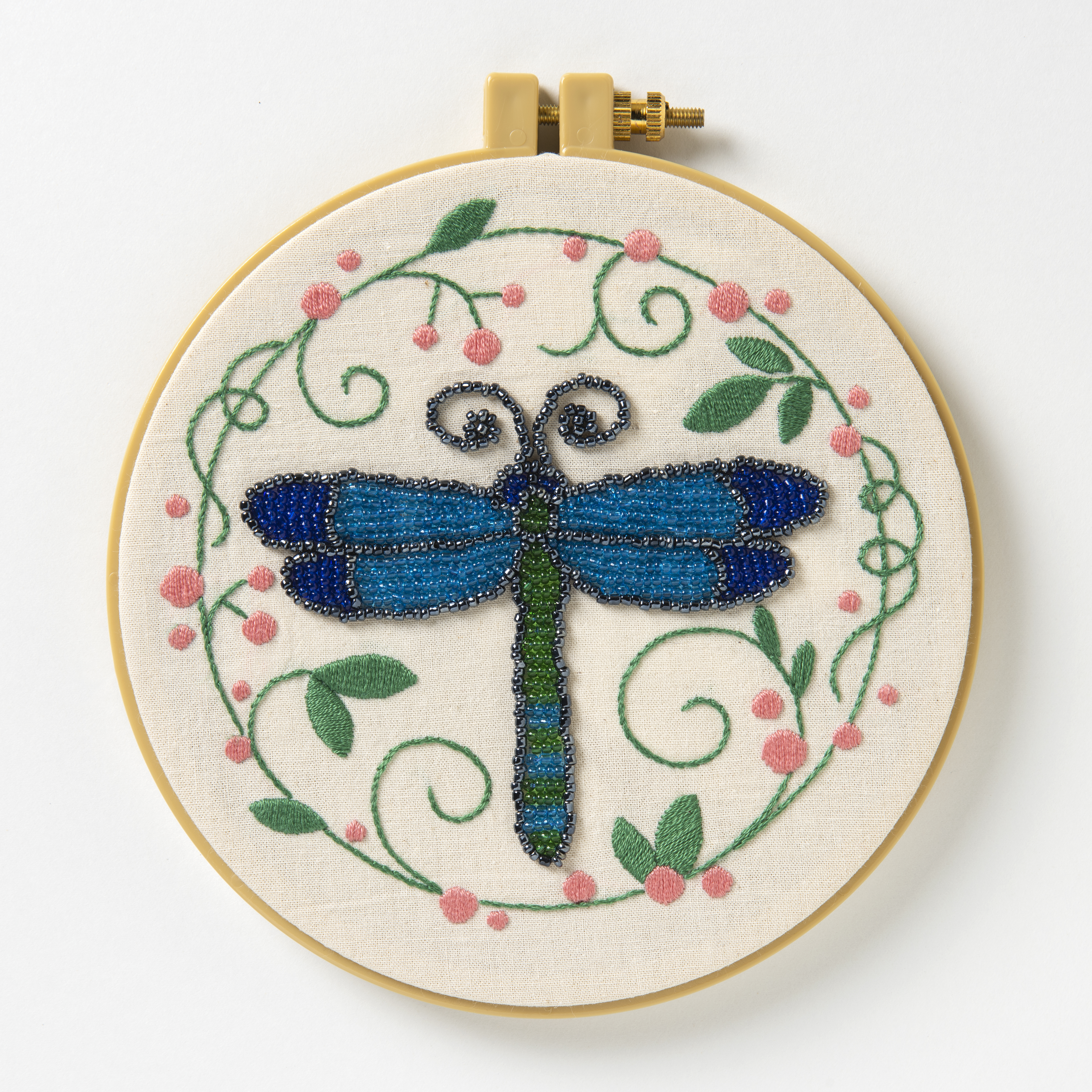 Bucilla ® Stamped Beaded Embroidery - Dragonfly - 49338E