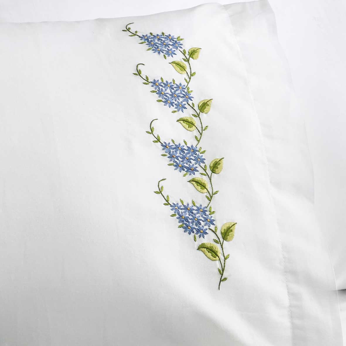 Bucilla ® Stamped Cross Stitch & Embroidery - Pillowcase Pairs - Forget Me Knots - 47932E