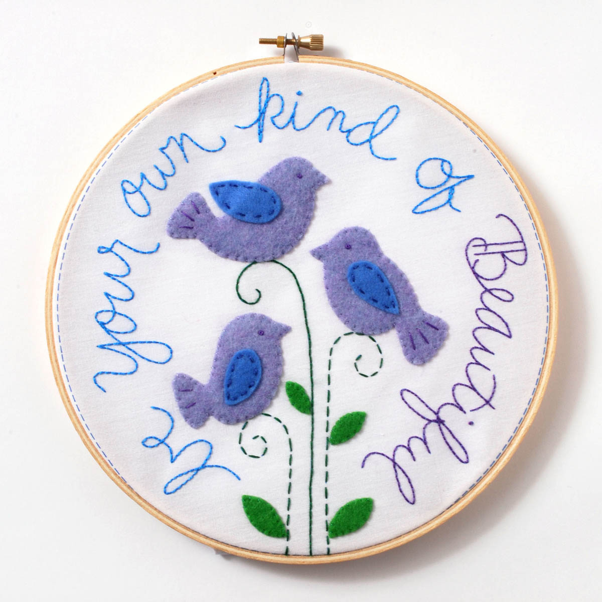 Bucilla ® Stamped Embroidery - Be Your Own Kind - 46238