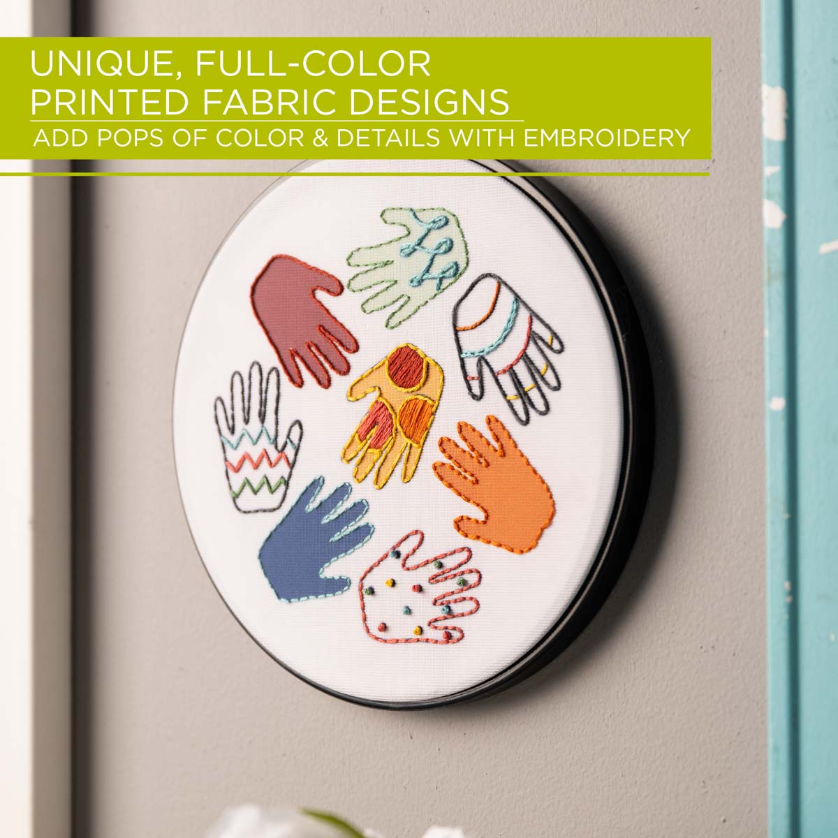 Bucilla ® Stamped Embroidery - Full Color - Creative Hands - 49460E