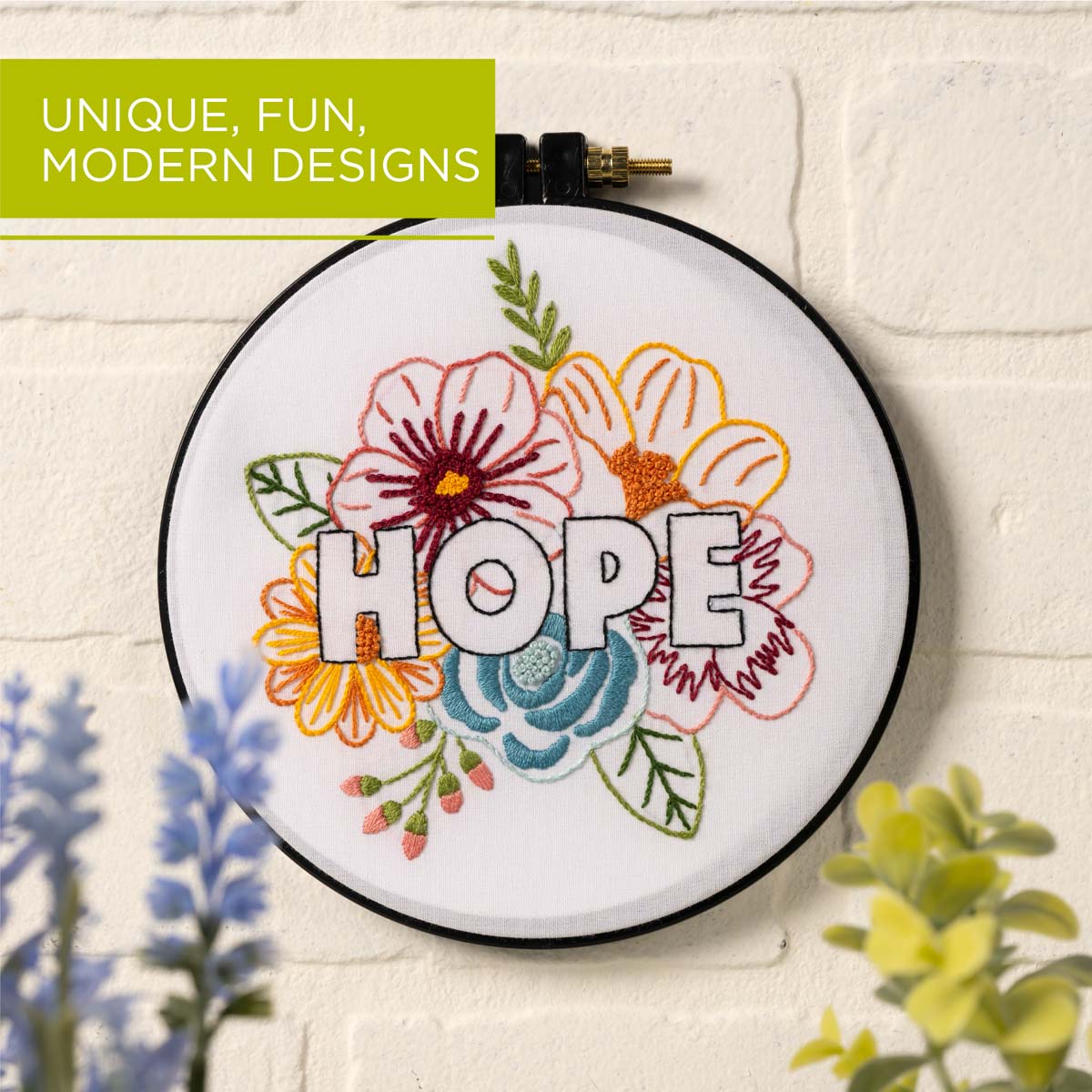 Bucilla ® Stamped Embroidery - Hope - 49456E