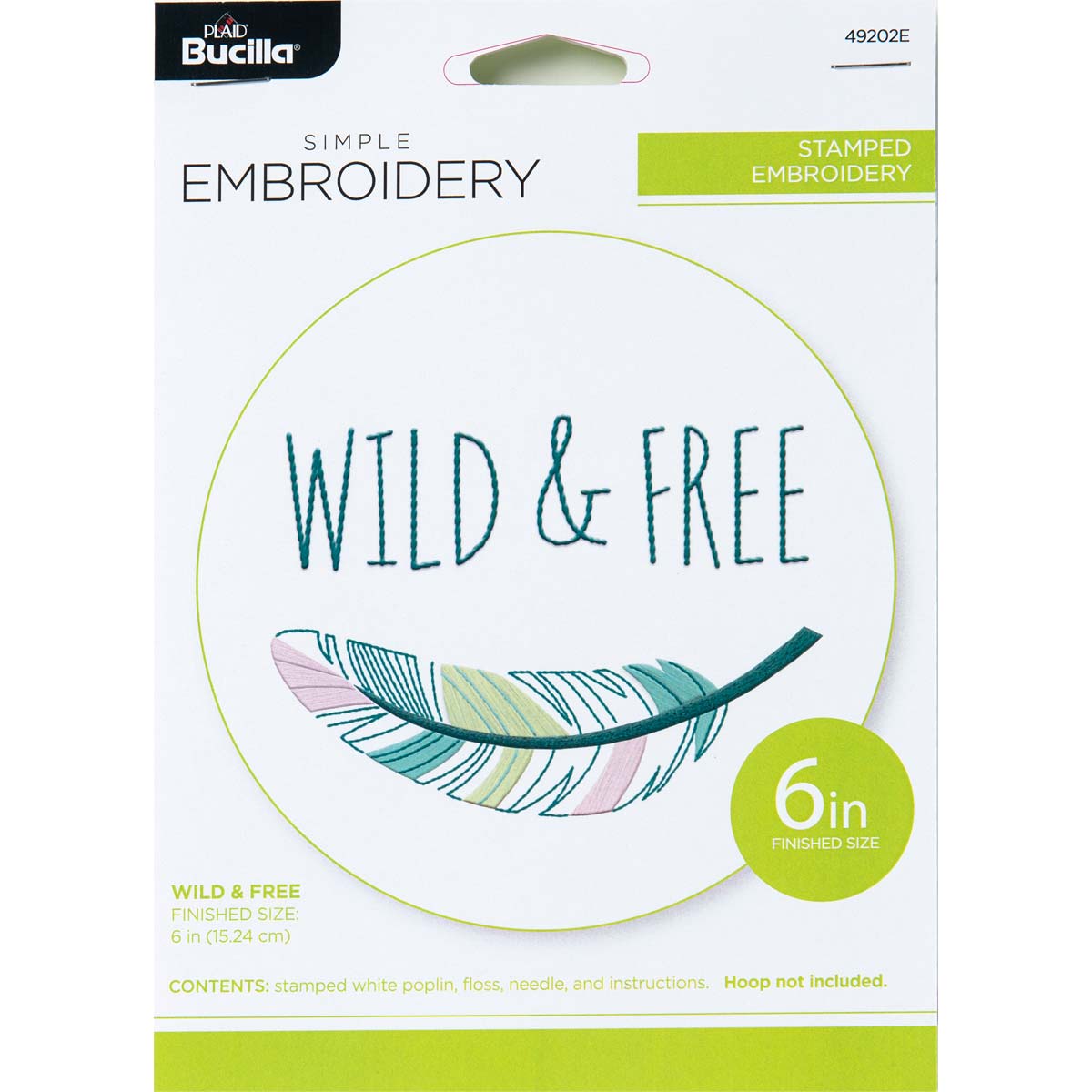 Bucilla ® Stamped Embroidery - Wild and Free - 49202E
