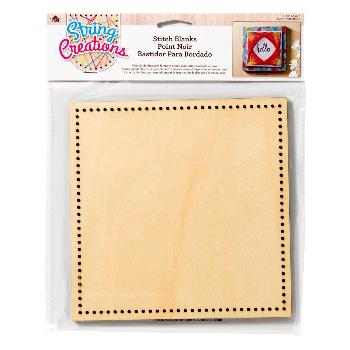Bucilla ® String Creations™ Stitch Blanks - Square, Border Grid - 49011