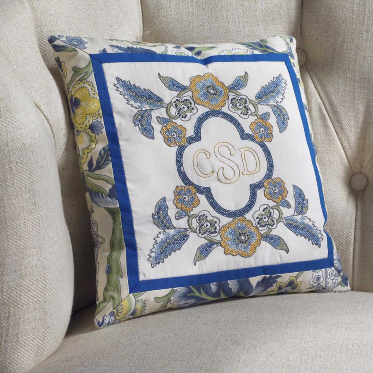 Bucilla Waverly Imperial Dress Collection Stamped Pillow - 47773