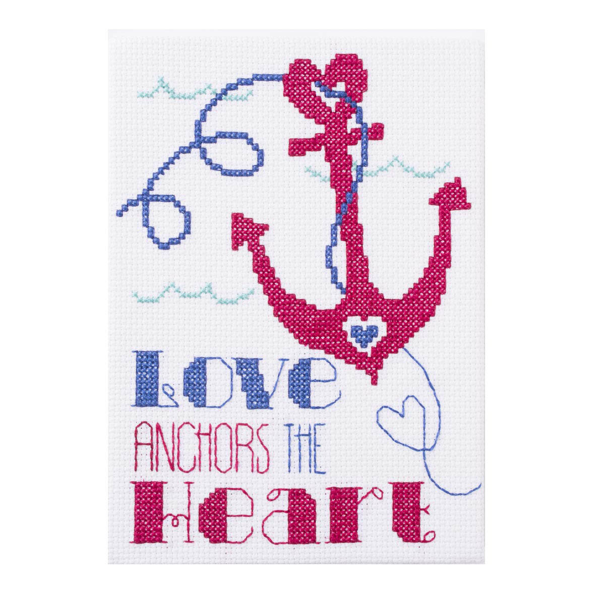 CXST MY 1ST STITCH KIT - LOVE ANCHORS THE HEART