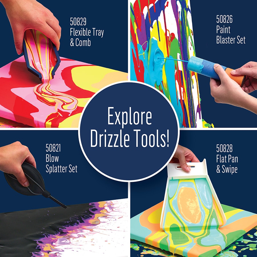 FolkArt ® Drizzle™ Tools - Paint Pouring Pendulum - 50822