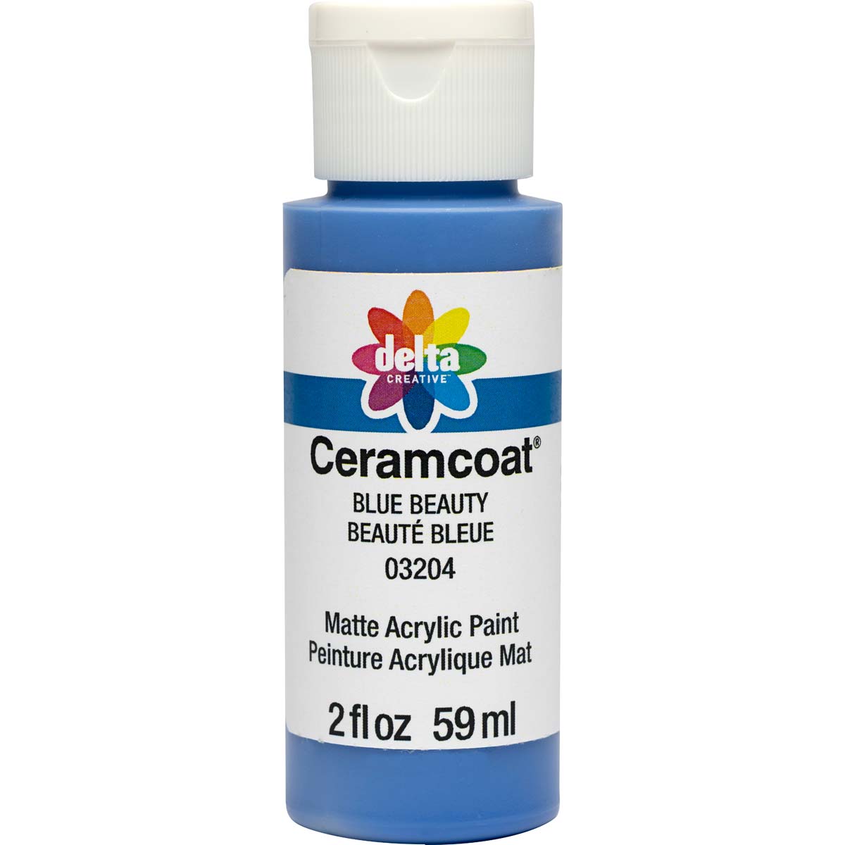 Delta Ceramcoat Acrylic Paint - Blue Beauty, 2 oz. - 03204