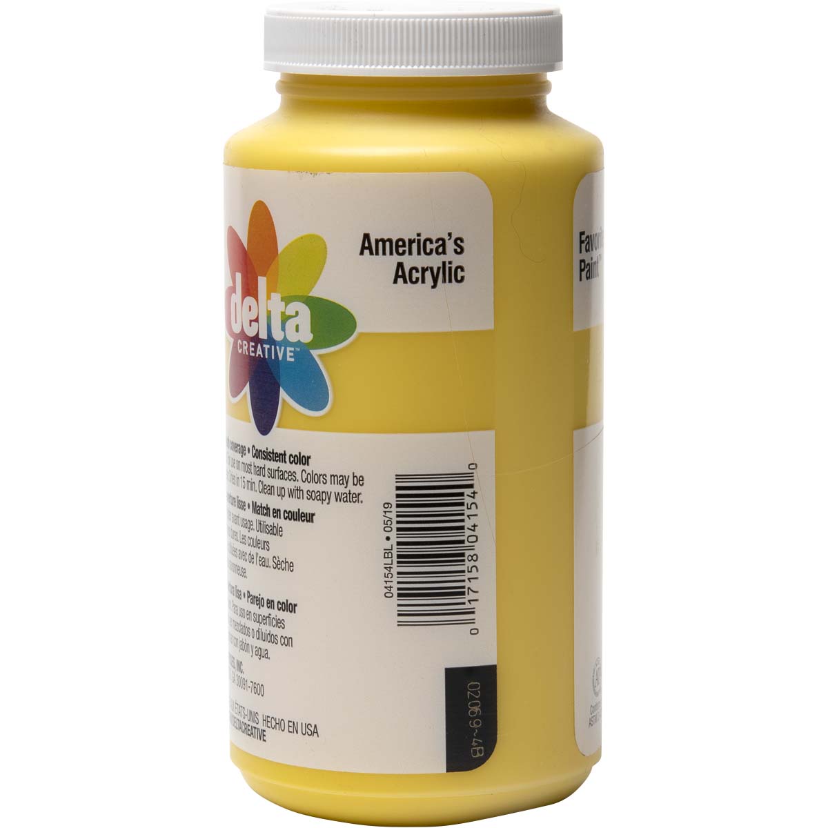 Delta Ceramcoat ® Acrylic Paint - Bright Yellow, 16 oz. - 04154