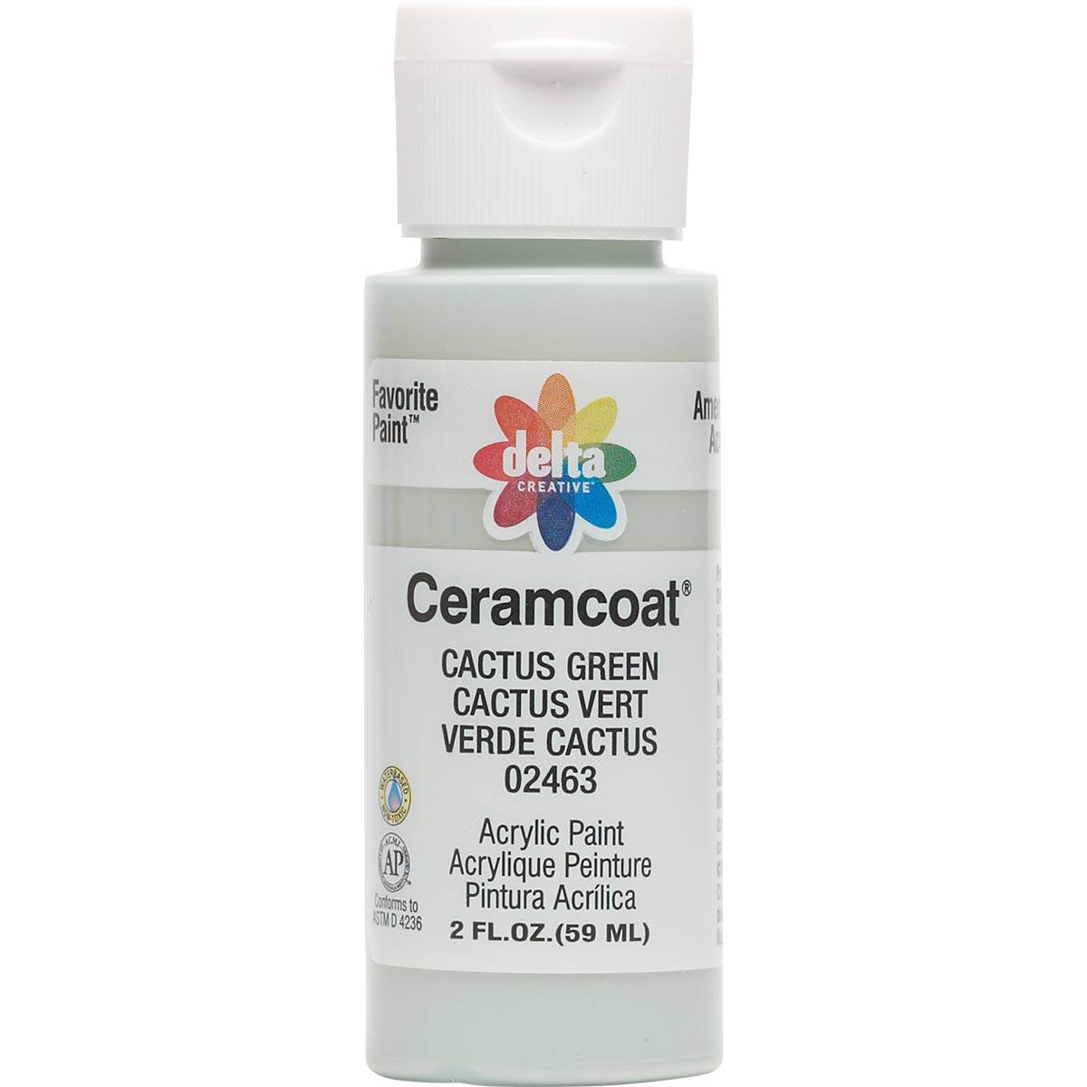 Delta Ceramcoat ® Acrylic Paint - Cactus Green, 2 oz. - 024630202W