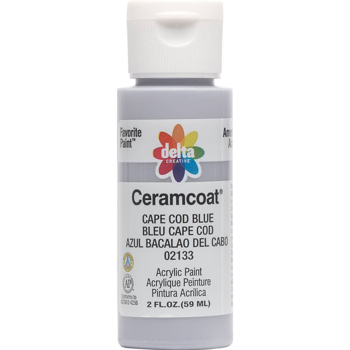 Delta Ceramcoat Acrylic Paint - Cape Cod Blue, 2 oz. - 021330202W