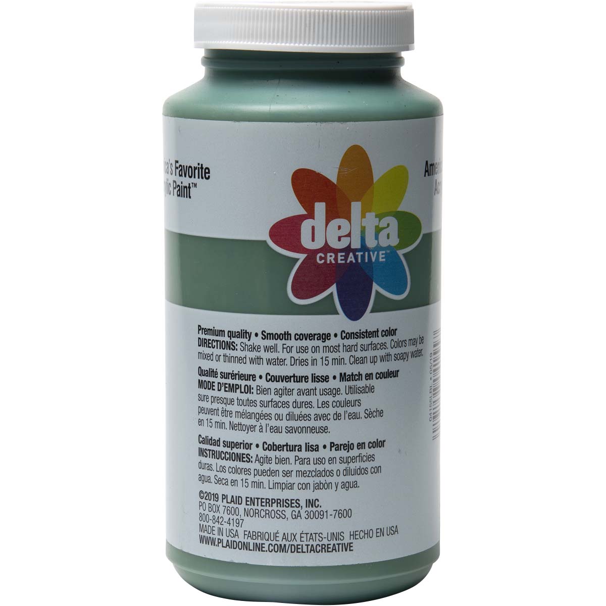Delta Ceramcoat ® Acrylic Paint - Christmas Green, 16 oz. - 04155