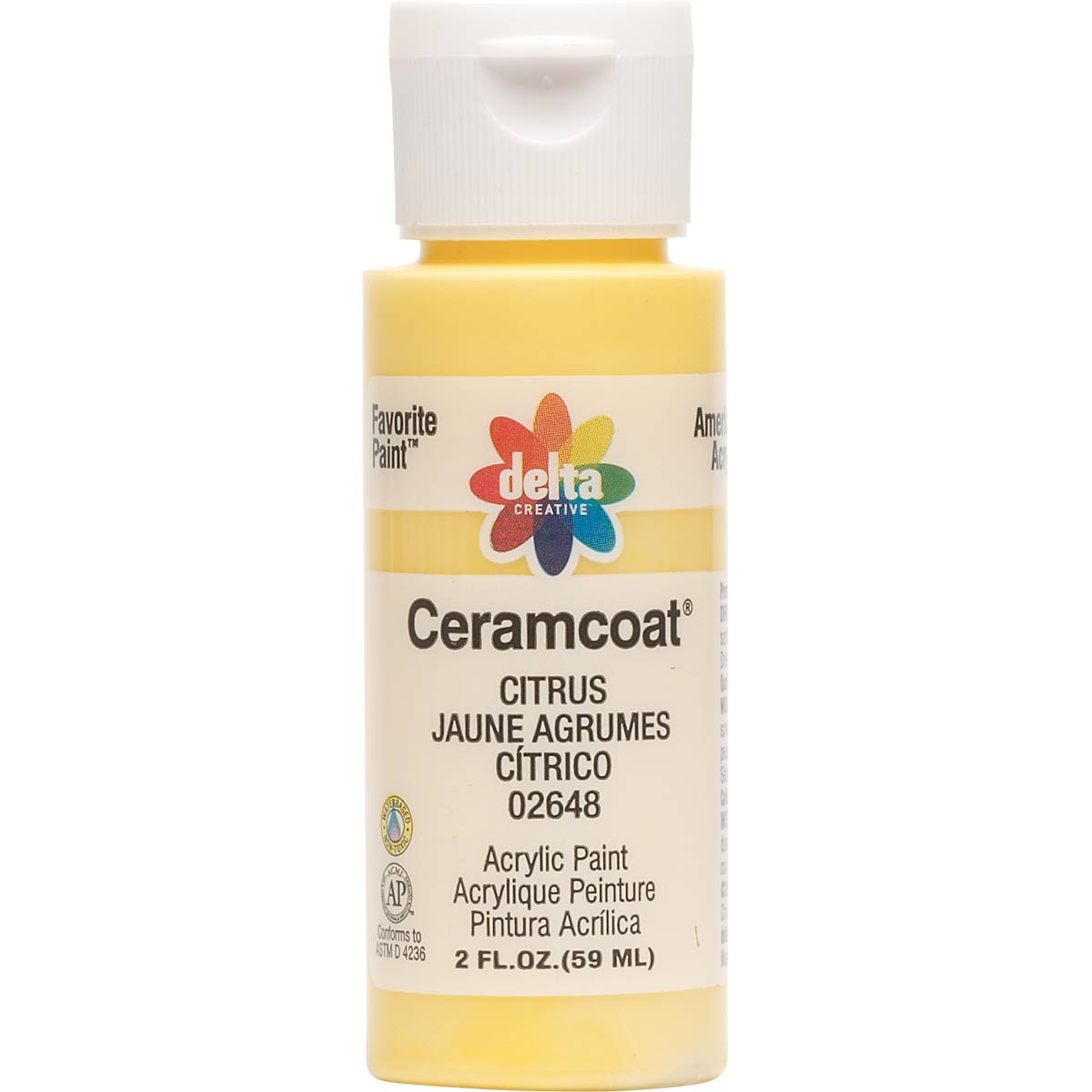 Delta Ceramcoat Acrylic Paint - Citrus, 2 oz. - 026480202W