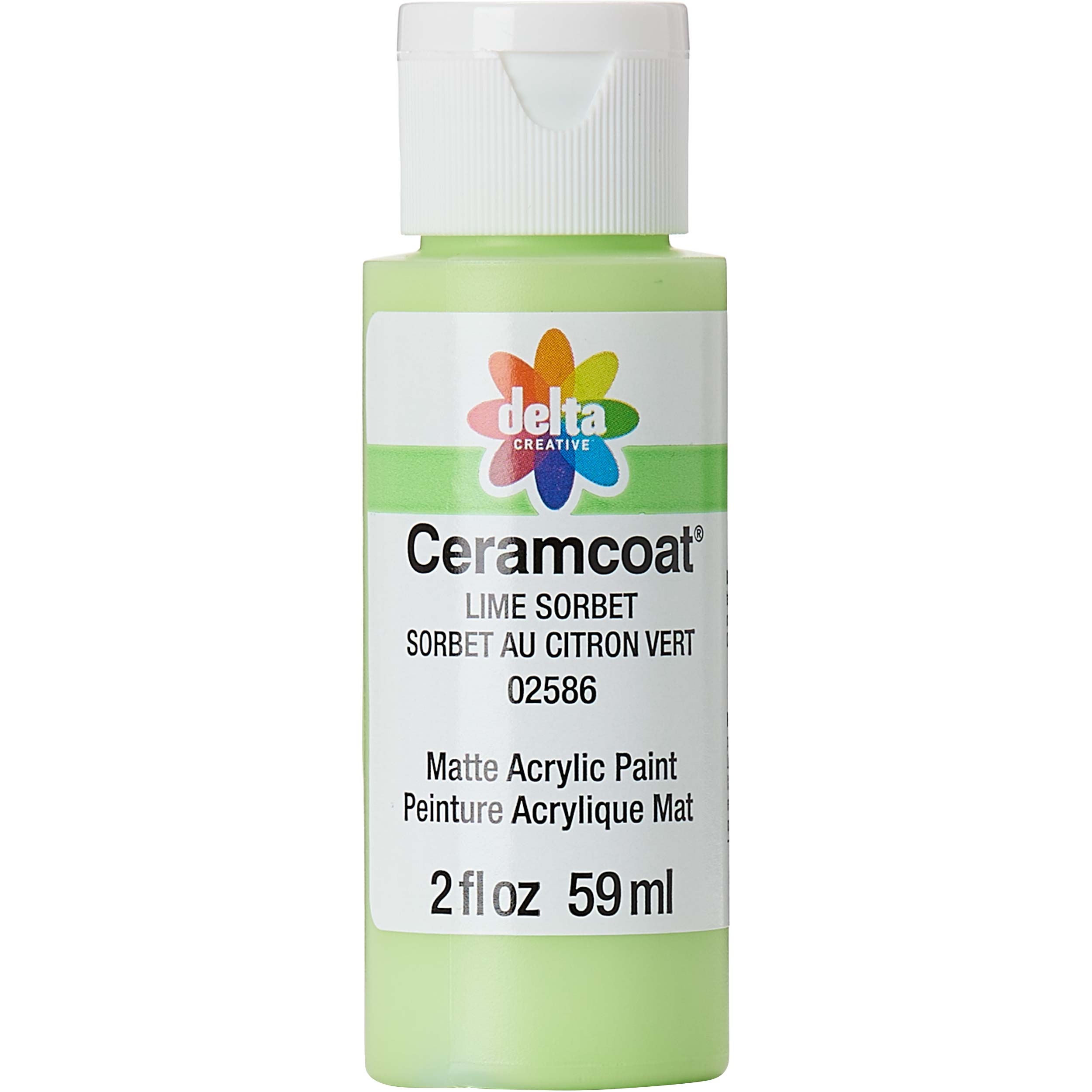 Delta Ceramcoat Acrylic Paint - Lime Sorbet, 2 oz. - 025860202W