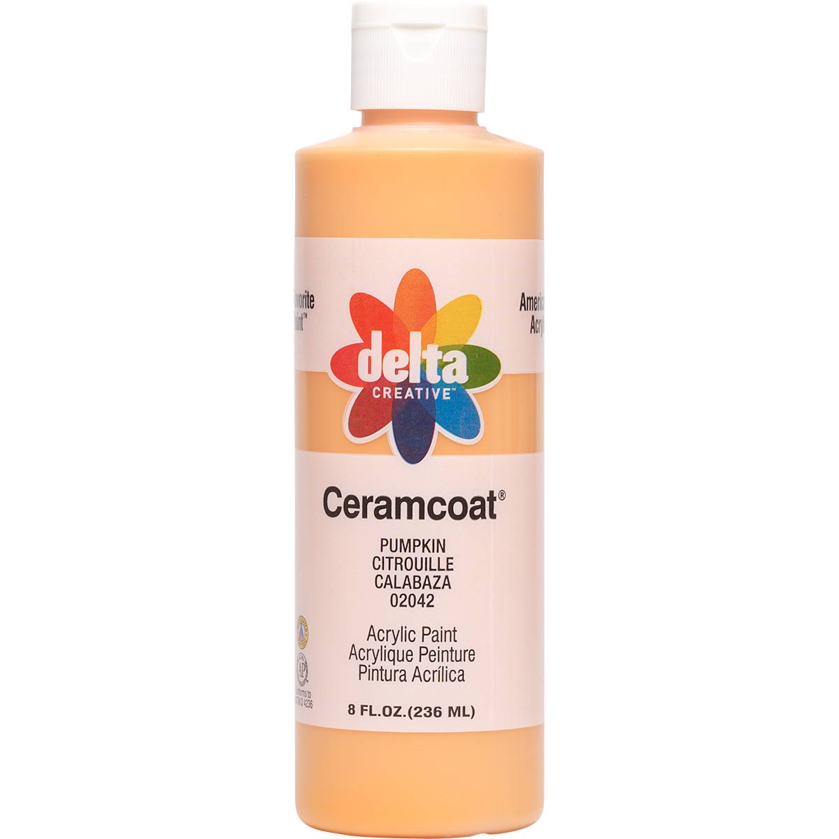 Delta Ceramcoat ® Acrylic Paint - Pumpkin, 8 oz. - 020420802W