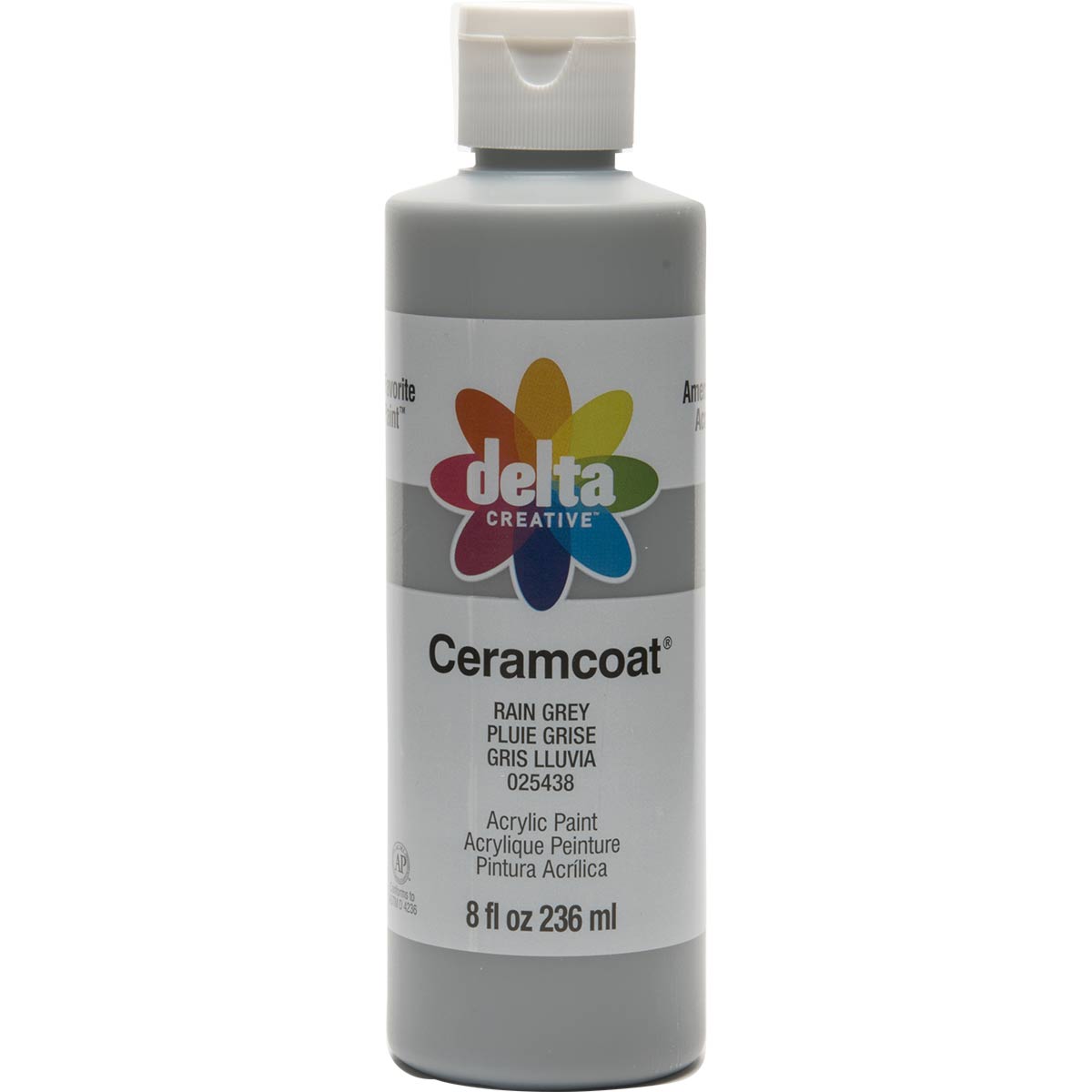 Delta Ceramcoat ® Acrylic Paint - Rain Grey, 8 oz. - 025438