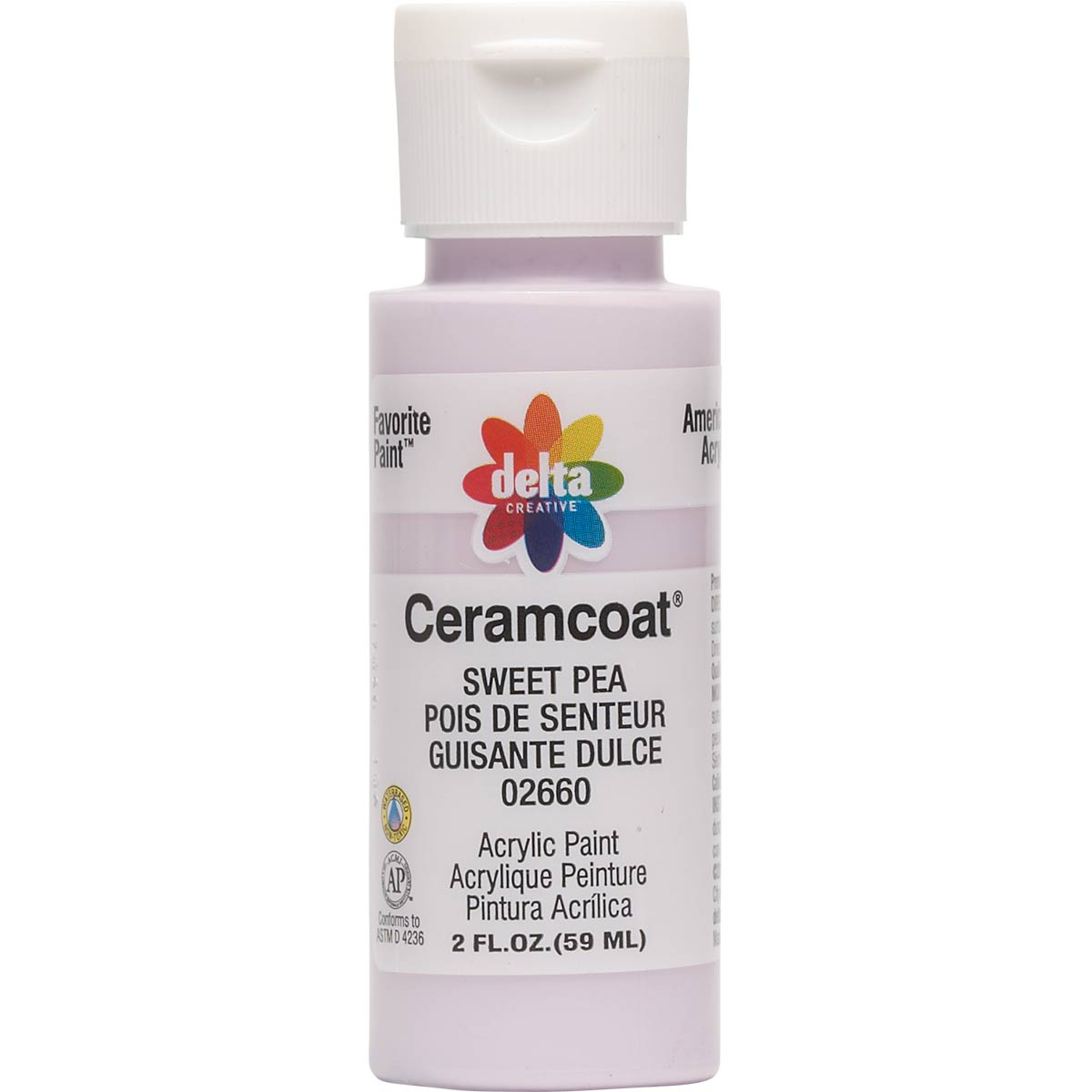 Delta Ceramcoat Acrylic Paint - Sweet Pea, 2 oz. - 026600202W