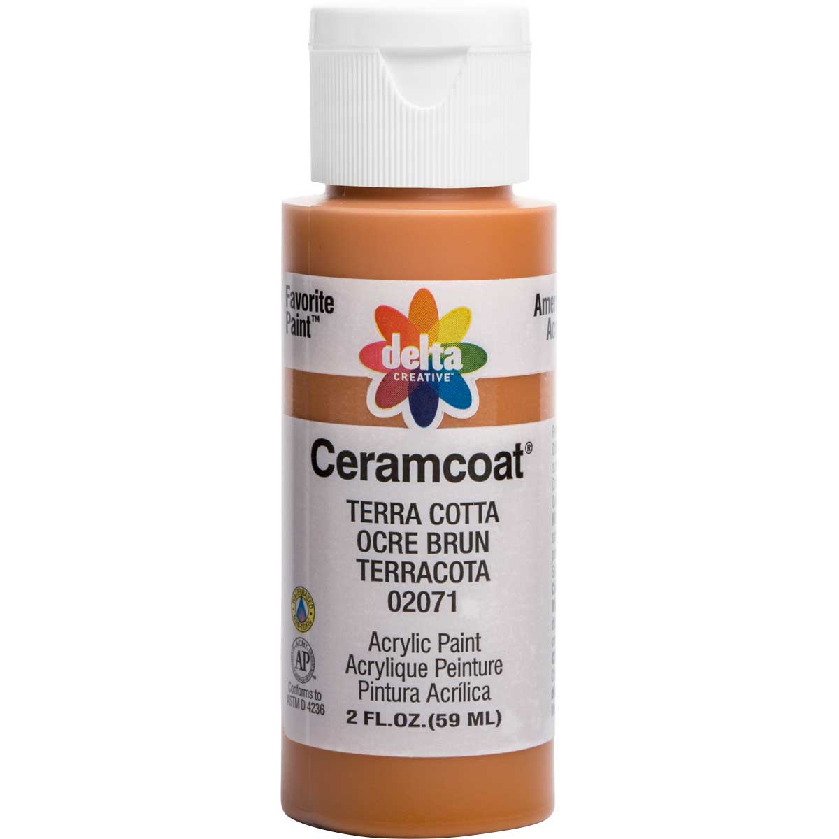 Delta Ceramcoat Acrylic Paint - Terra Cotta, 2 oz. - 020710202W