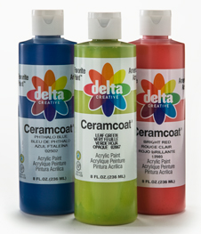 Delta Ceramcoat ® Acrylic Paint - Ultra Blue, 8 oz. - 020380802W