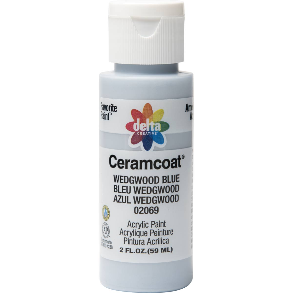 Delta Ceramcoat Acrylic Paint - Wedgwood Blue, 2 oz. - 020690202W