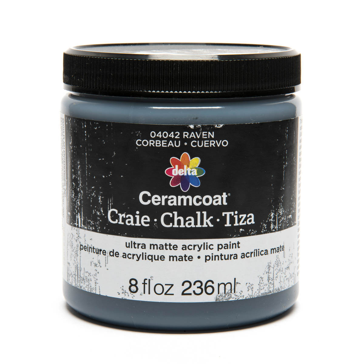 Delta Ceramcoat ® Chalk - Raven, 8 oz. - 04042