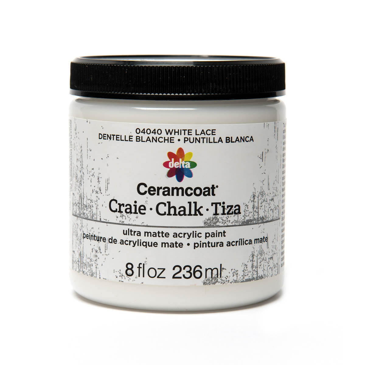 Delta Ceramcoat ® Chalk - White Lace, 8 oz. - 04040