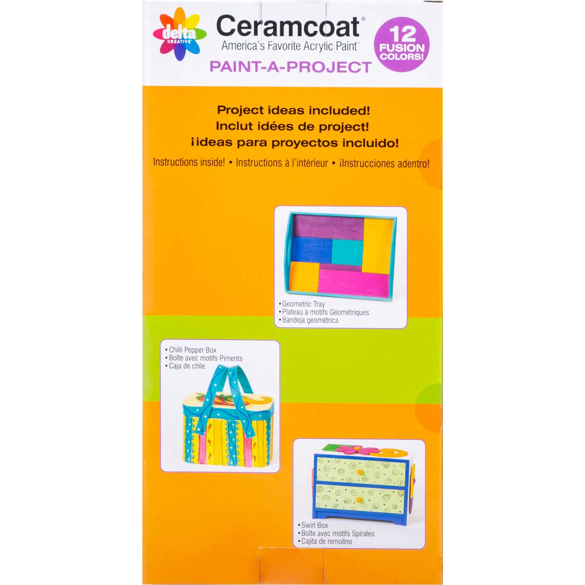 Delta Ceramcoat ® Paint-A-Project - Fusion, 12 Colors - 028880056