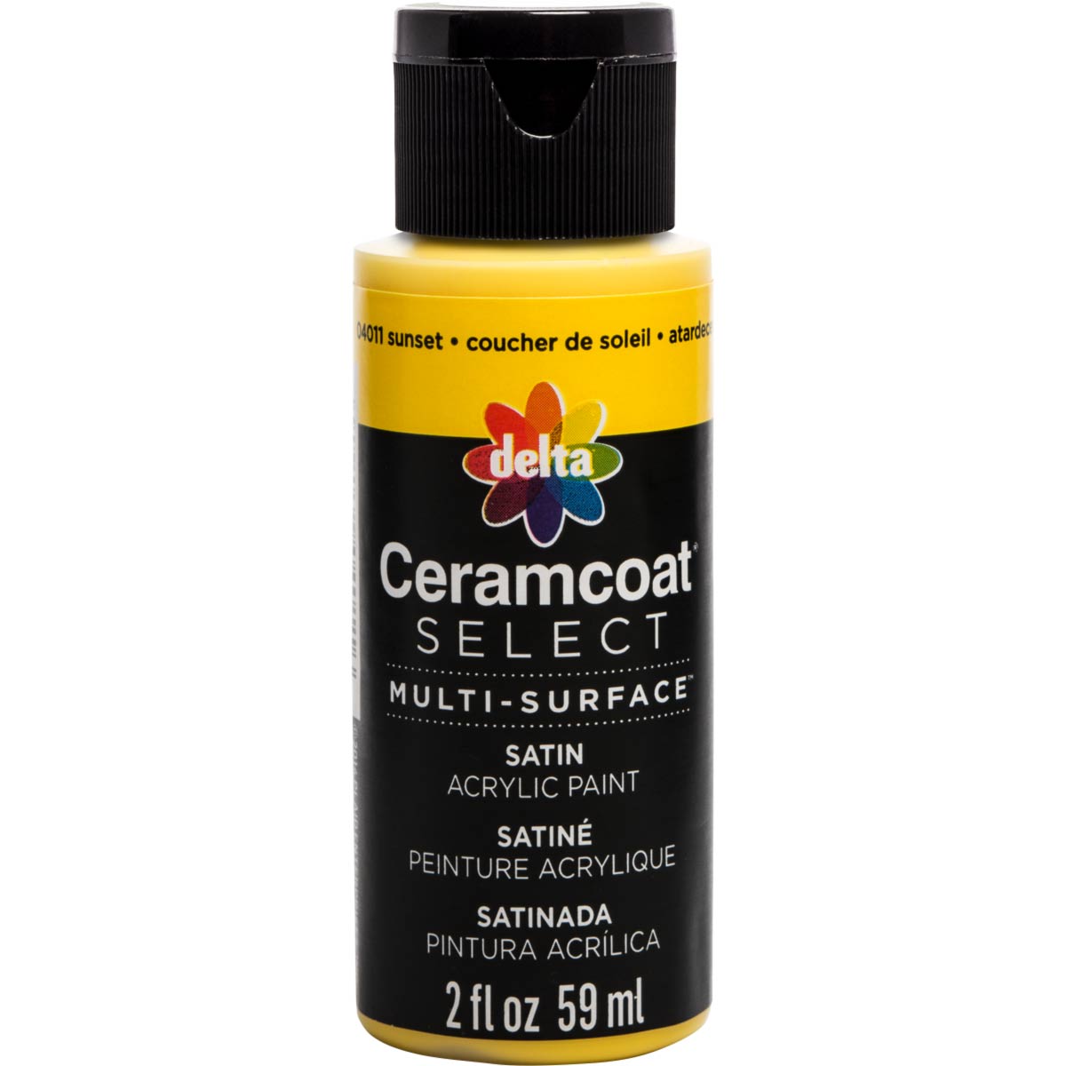 Delta Ceramcoat ® Select Multi-Surface Acrylic Paint - Satin - Sunset, 2 oz. - 04011