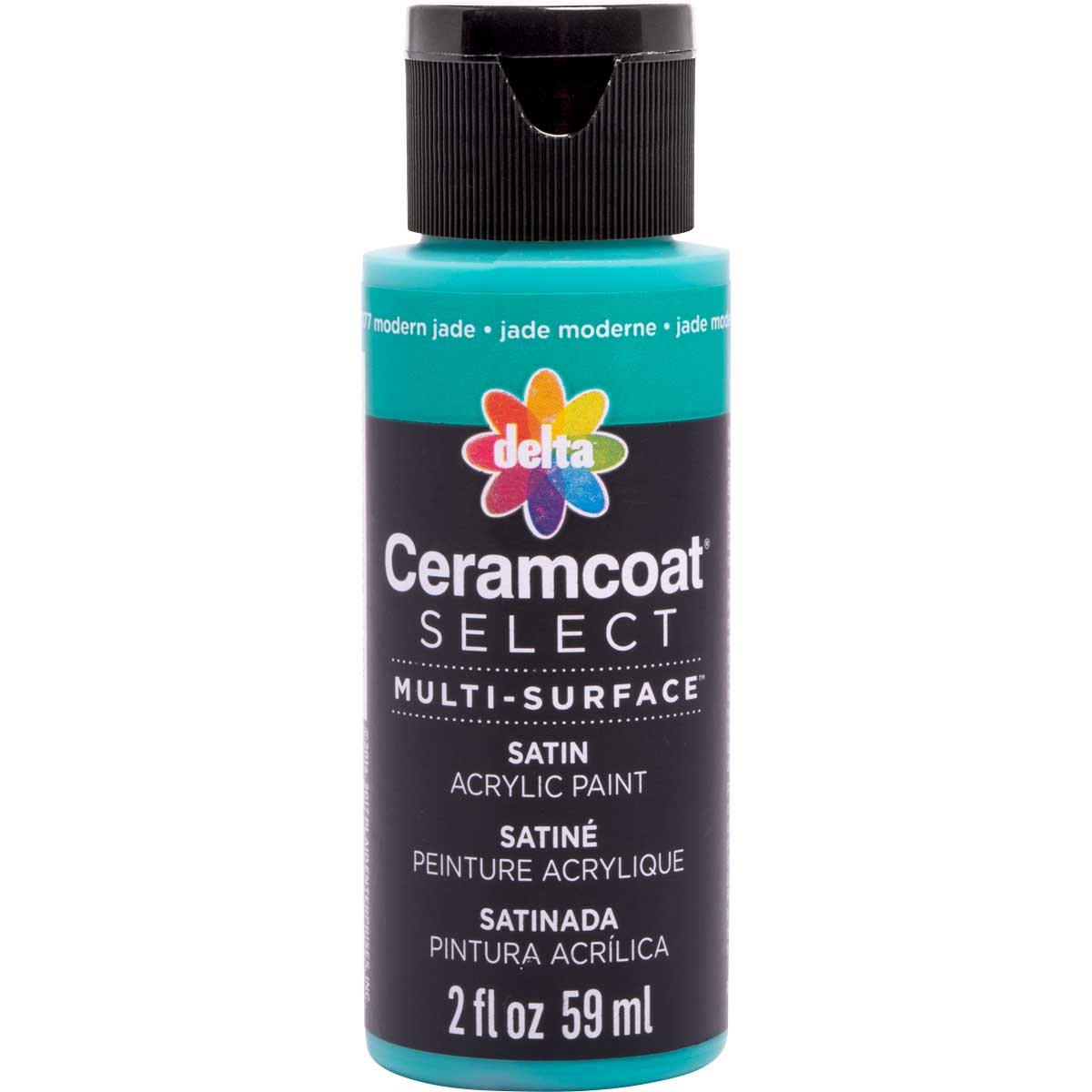 Delta Ceramcoat ® Select Multi-Surface Acrylic Paint - Satin - Modern Jade, 2 oz. - 04077