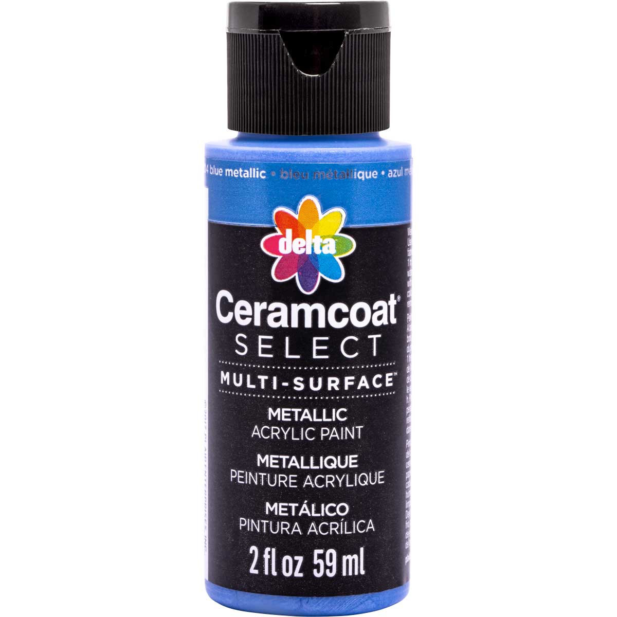 Delta Ceramcoat ® Select Multi-Surface Acrylic Paint - Metallic - Blue, 2 oz. - 04104