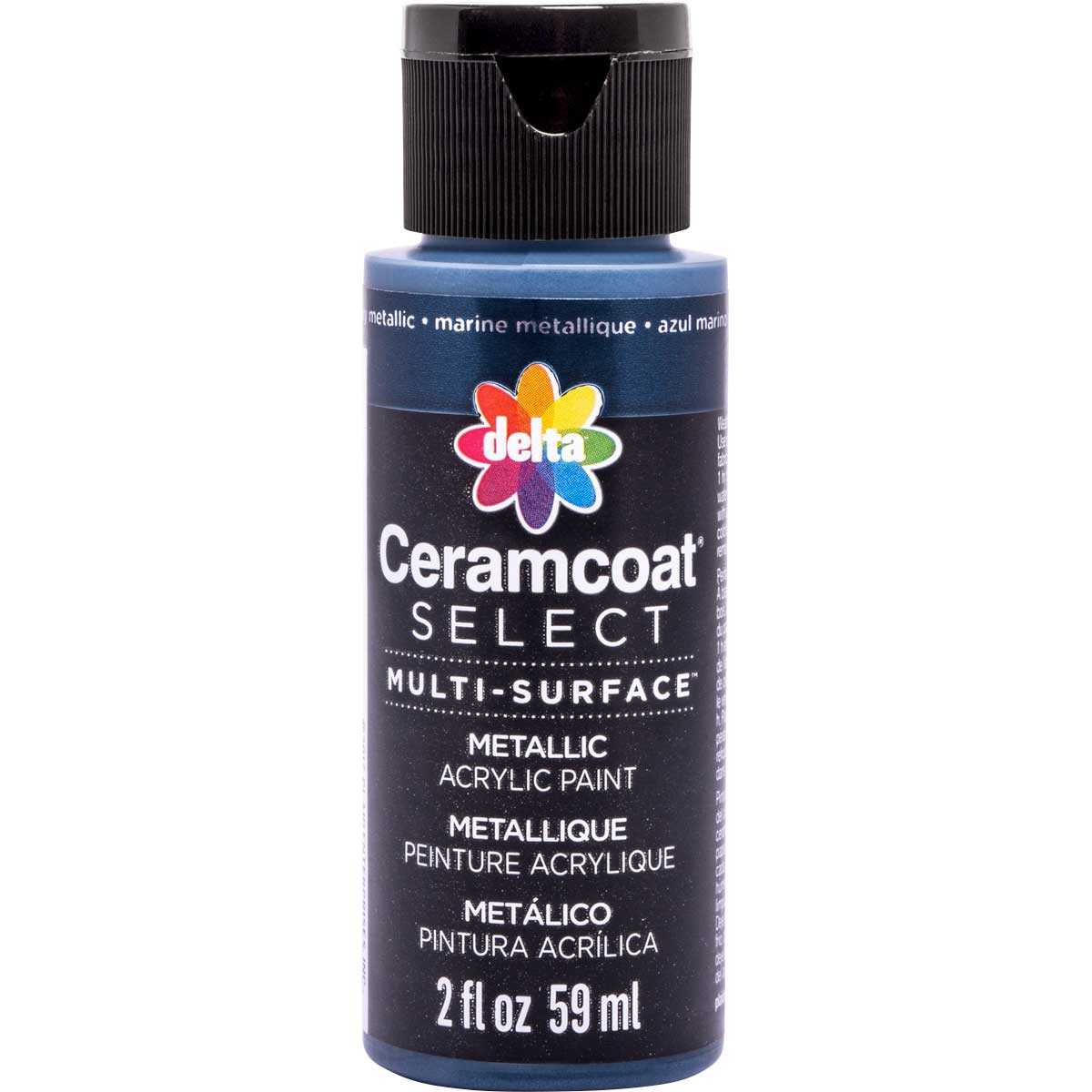 Delta Ceramcoat ® Select Multi-Surface Acrylic Paint - Metallic - Navy, 2 oz. - 04105