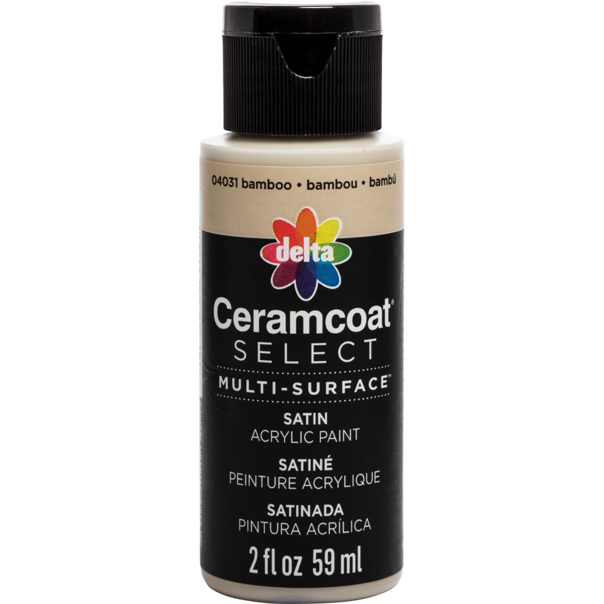 Delta Ceramcoat ® Select Multi-Surface Acrylic Paint - Satin - Bamboo, 2 oz. - 04031