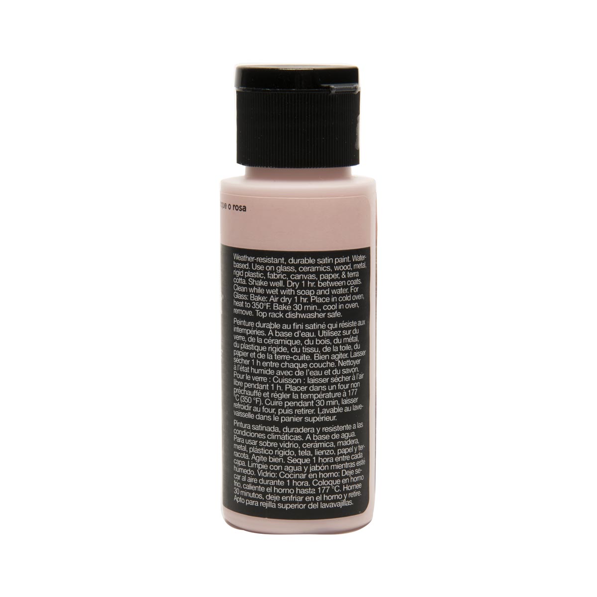 Delta Ceramcoat ® Select Multi-Surface Acrylic Paint - Satin - Touch O' Pink, 2 oz. - 02915