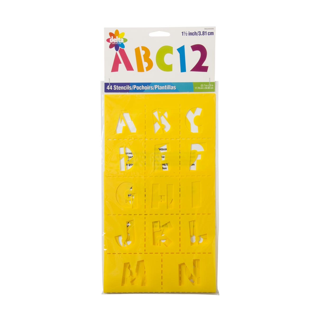 Delta Creative™ Stencil - Playtime Alphabet - 960200006
