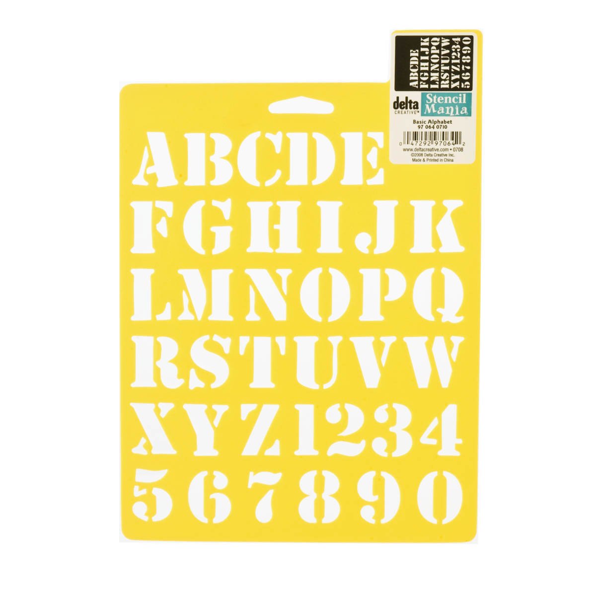Delta Stencil Mania™ - Alphabet - Basic - 970640710