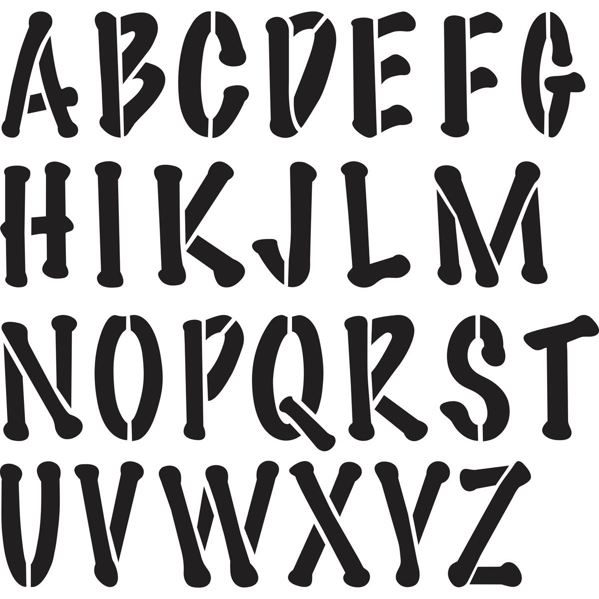 Delta Stencils - Alphabet - Sign Making - 971130712