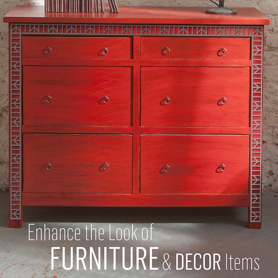 FolkArt ® Furniture Applique - Geometric, 1pc - 70797