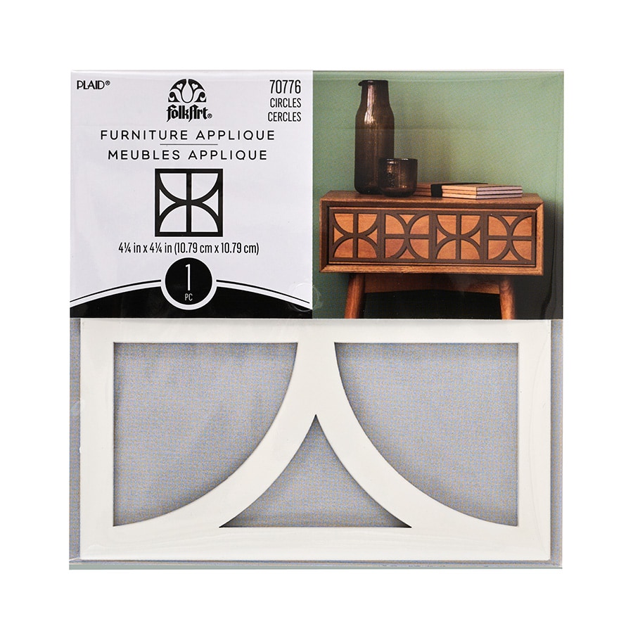 FolkArt ® Furniture Applique - Circles, 1pc - 70776